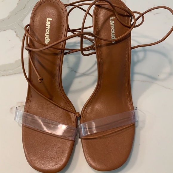 Larroude Gloria heel brown size 10 new - Picture 2 of 3